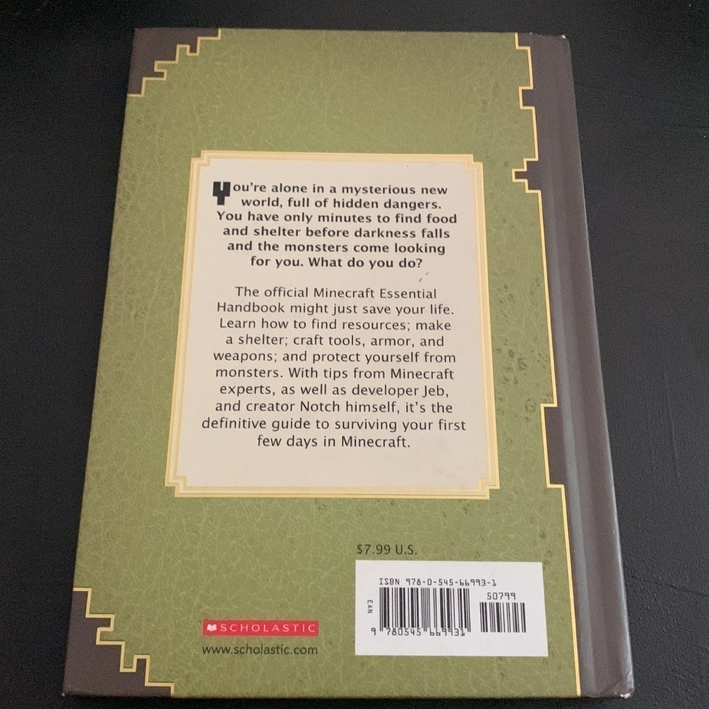 Minecraft Essential Handbook, hardback - Picture 3 of 3
